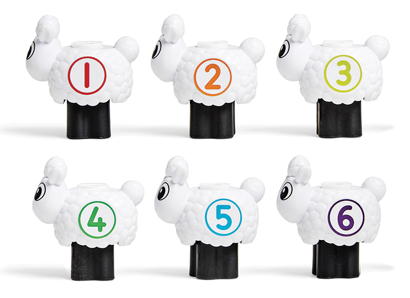 Rekenspel - Learning Resources MathLink Cubes Numberblocks Sheep Farm Activity Set - schapenboerderij - per spel