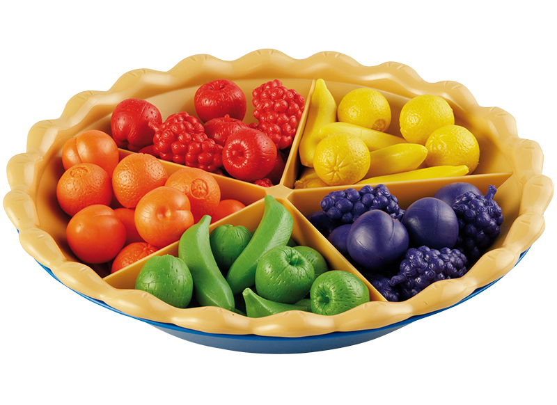 Spel - sorteerspel - Learning Resources Super Sorting Pie - kleur en vorm - taart - per spel