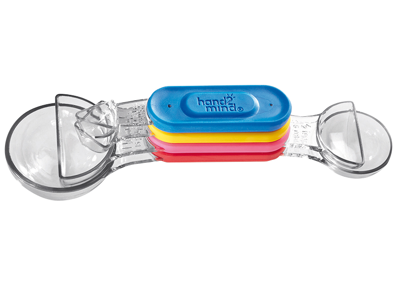 Stem - Learning Resources - regenboog maatlepels - set van 4