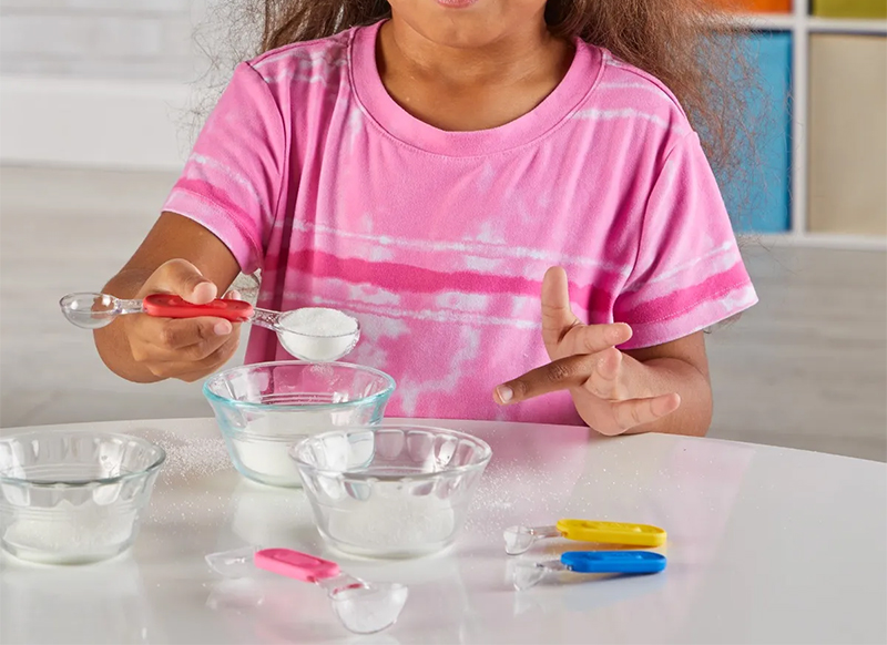 Stem - Learning Resources - regenboog maatlepels - set van 4