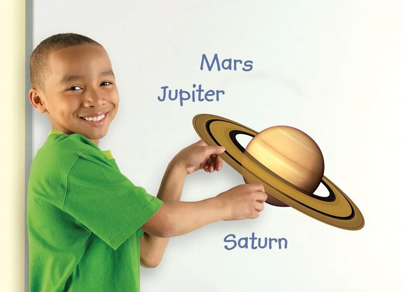 Planeten - Learning Resources Giant Magnetic Solar System - zonnestelsel - aardrijkskunde - magnetisch - per set