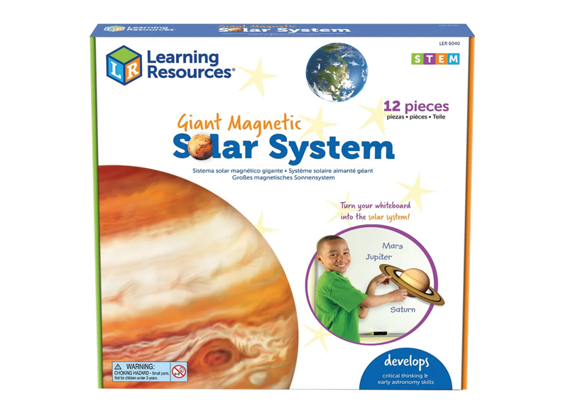 Planeten - Learning Resources Giant Magnetic Solar System - zonnestelsel - aardrijkskunde - magnetisch - per set