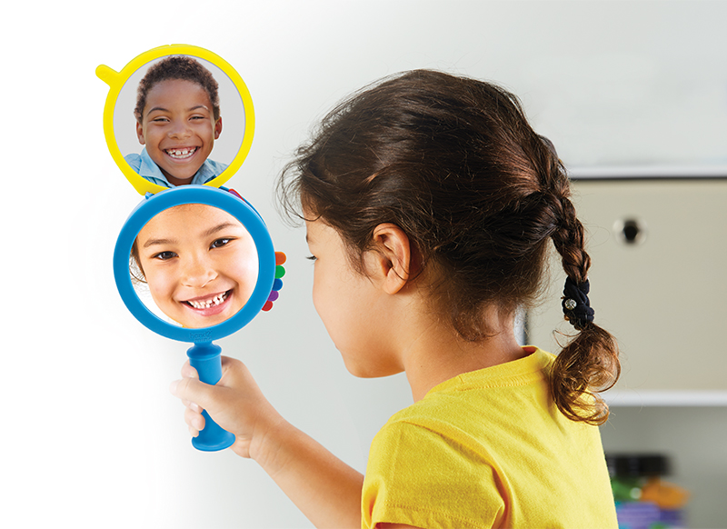 Spiegel - hand2mind See My Feelings Mirror - emoties - per stuk