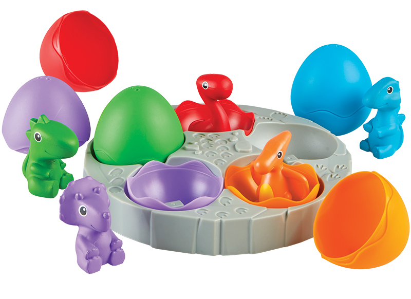 Spel - sorteerspel - Learning Resources Babysaurus Sorting Set - sorteerset - kleurherkenning - per set