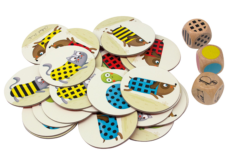 Spel - Goula Catch It! - patronen - dobbelspel - per spel
