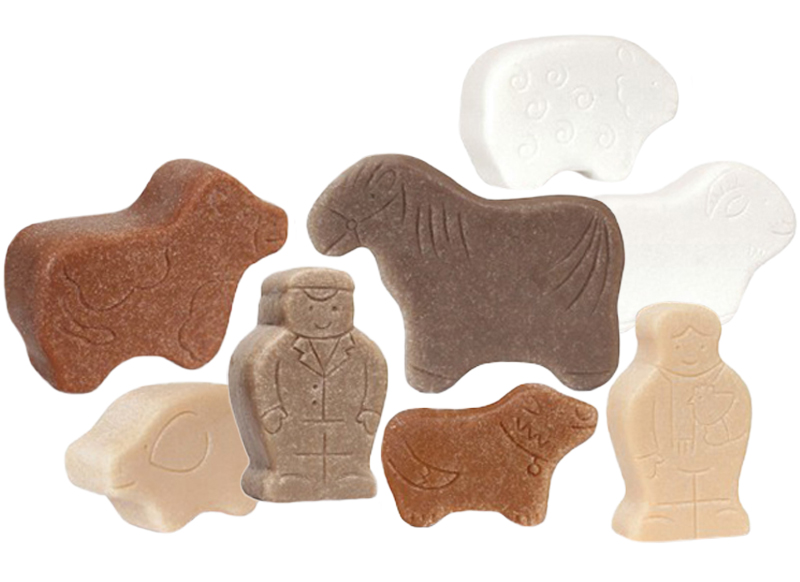 Figuren - Yellow Door Little Lands Farmyard - boerderijdieren - set van 8