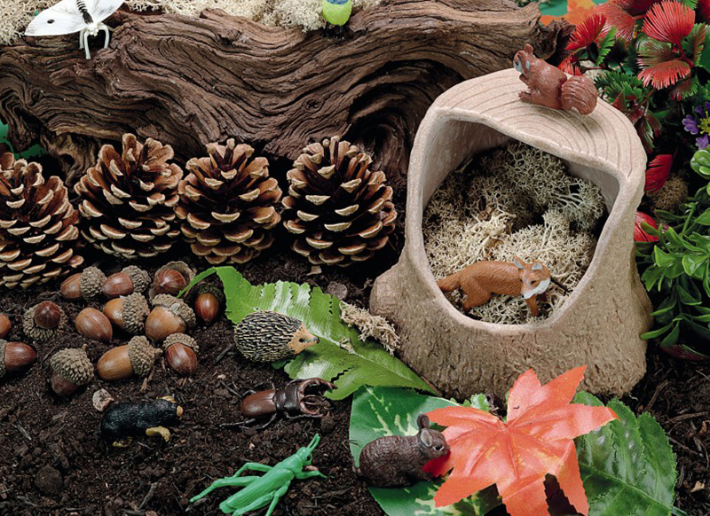 Fantasiehoek - Yellow Door Tree Stump - boomstronk - per stuk