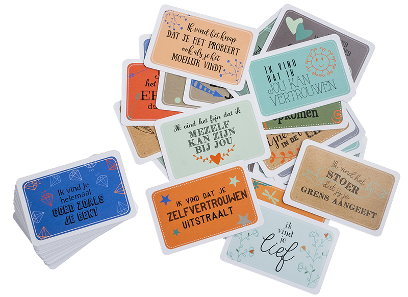 Spel - kaartspel - complimentenspel - basis - sociaal-emotioneel - per spel