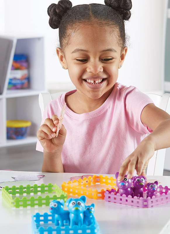 Spel - kleur en vormspel - Learning Resources Sort-'Em-Up Pups - sorteerpups - per spel