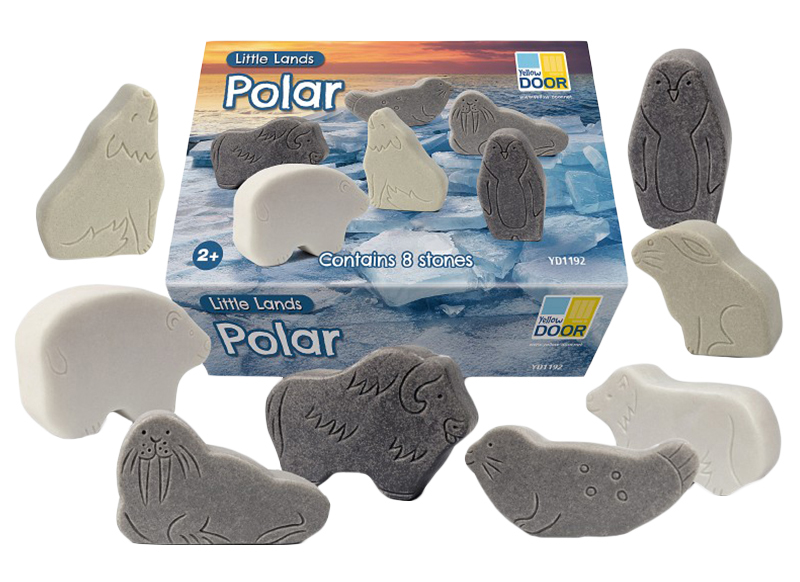 Figuren - Yellow Door Little Lands Polar - pooldieren - set van 8