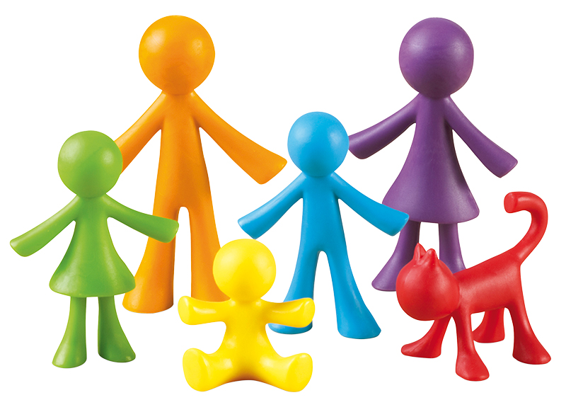 Sorteerfiguren - Learning Resources All About Me Family Counters - alles over mij - familie - per set