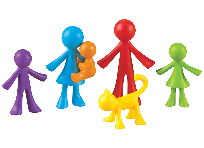 Sorteerfiguren - Learning Resources All About Me Family Counters - alles over mij - familie - per set
