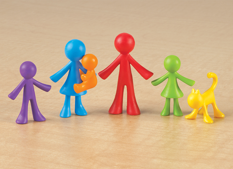 Sorteerfiguren - Learning Resources All About Me Family Counters - alles over mij - familie - per set