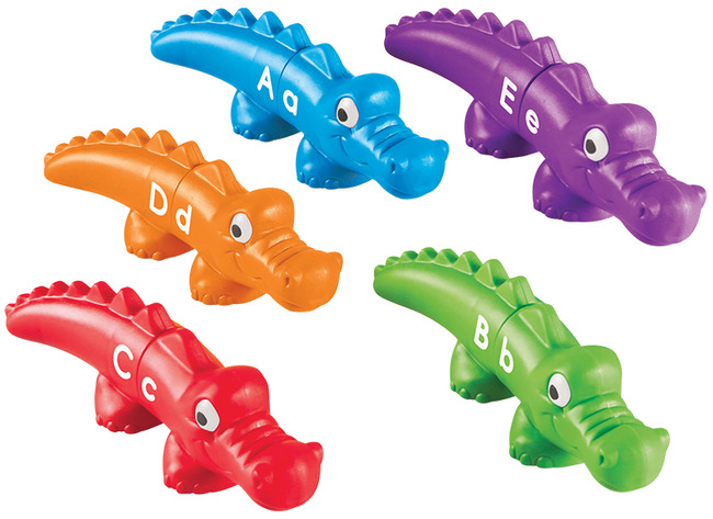 Letters - Learning Resources - Alphabet Alligators - krokodillen - alfabet - per set