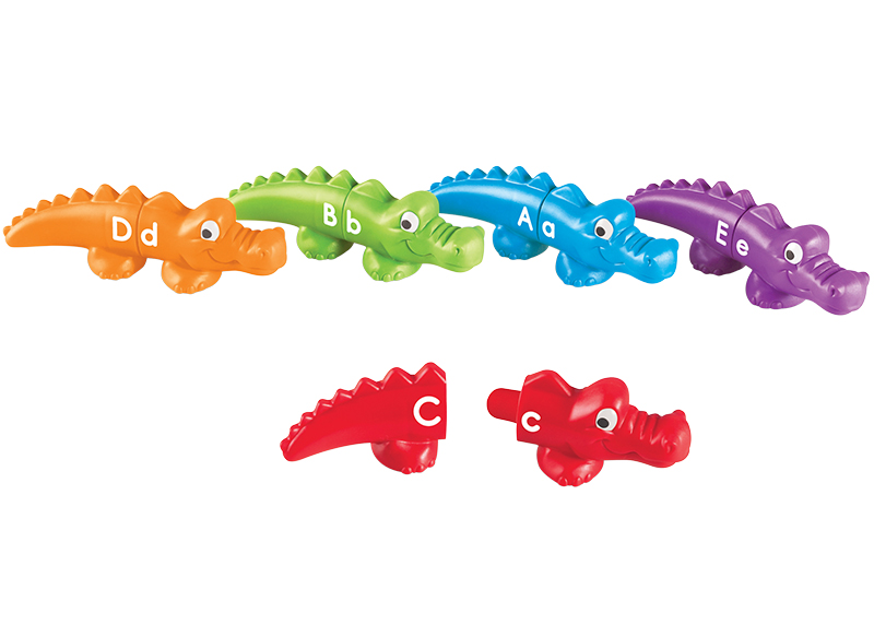 Letters - Learning Resources - Alphabet Alligators - krokodillen - alfabet - per set