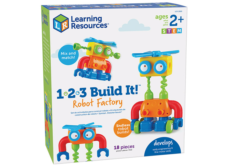 Bouwset - robot - Learning Resources 123 Build It! Robot Factory - per set