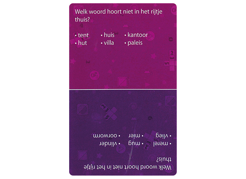 Spel - Het IQ spel - kaartspel - per spel
