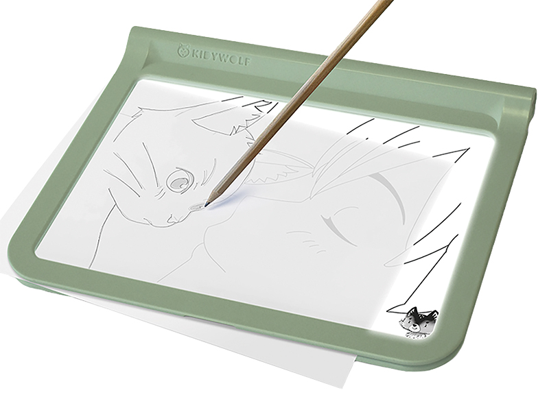 Tekentablet - Kidywolf Kidydraw Pro - LED - verlicht tekenbord - per stuk