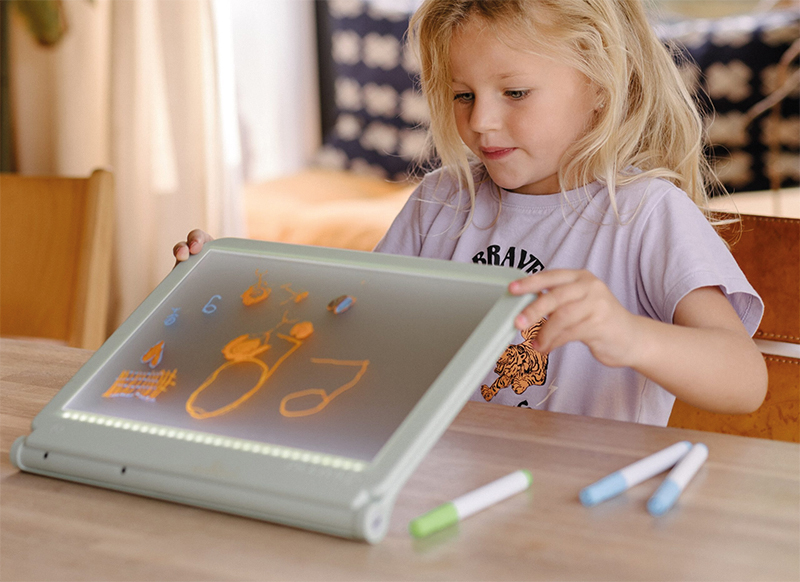 Tekentablet - Kidywolf Kidydraw Pro - LED - verlicht tekenbord - per stuk