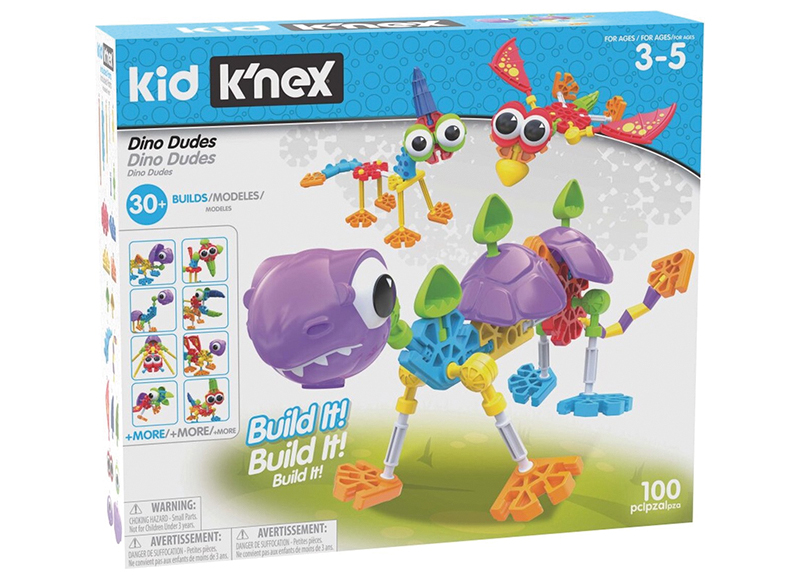 Bouwset - K'nex Kid - Dino Dudes - dinosaurussen - per set