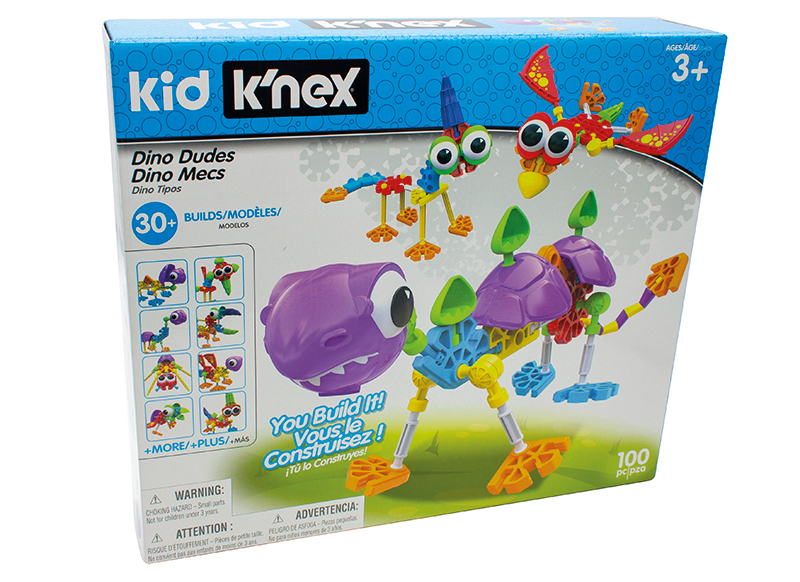 Bouwset - K'nex Kid - Dino Dudes - dinosaurussen - per set