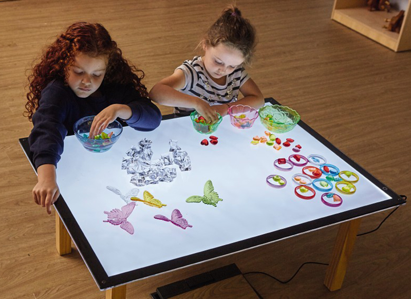 Lichtbord - rechthoekig - A1 - 92,5 cm breed - wit - per stuk