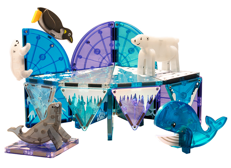 MAGNA-TILES Arctic animals 25 stuks