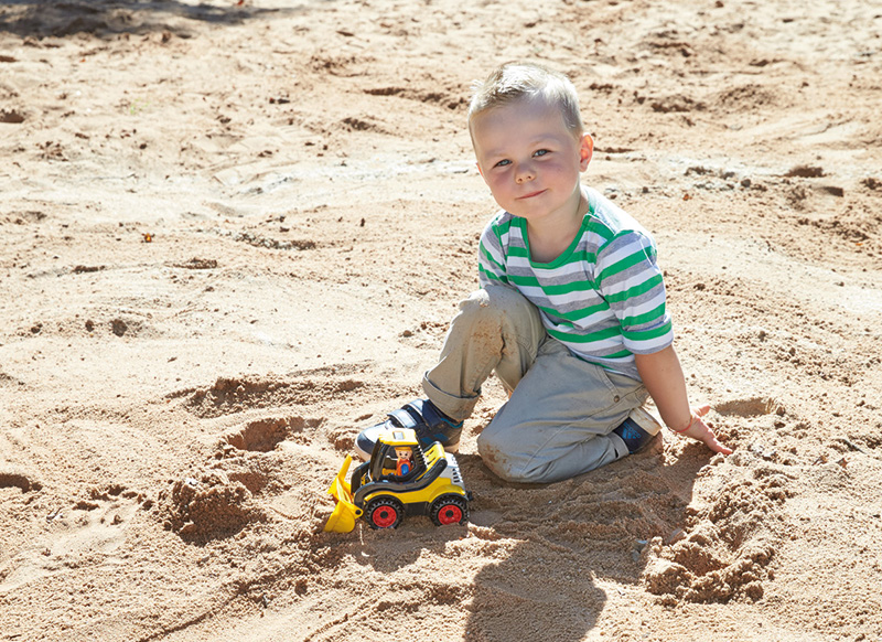 Voertuigen - schepmachine - graafmachine - shovel - Truckies - 21 cm - per stuk