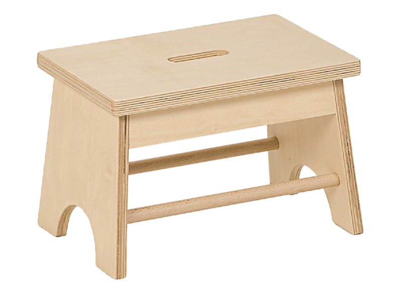 Poppenmeubel - bank - Dusyma Sitti - 30 x 20 x 20 cm - berk - per stuk