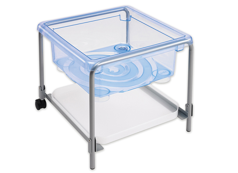 Zand- en watertafel - EDX Education Fun2 Play Activity Stand - metalen frame op wieltjes voor multi tafelkuipjes NM4347 - standaard - per stuk