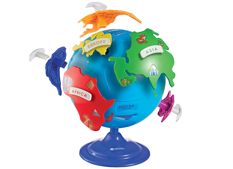 Wereldoriëntatie - Learning Resources Puzzle Globe - puzzel - mijn eerste wereldbol puzzel