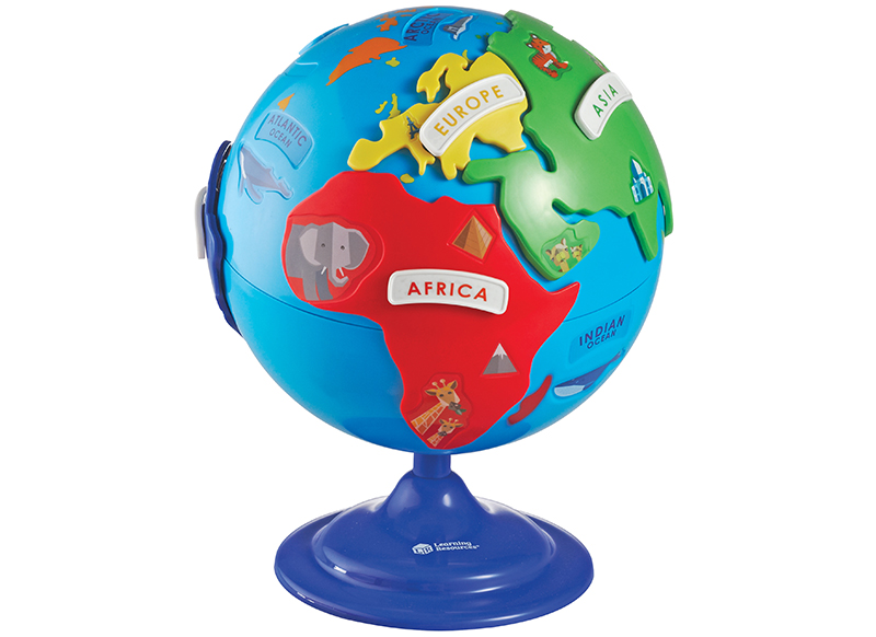 Wereldoriëntatie - Learning Resources Puzzle Globe - puzzel - mijn eerste wereldbol puzzel