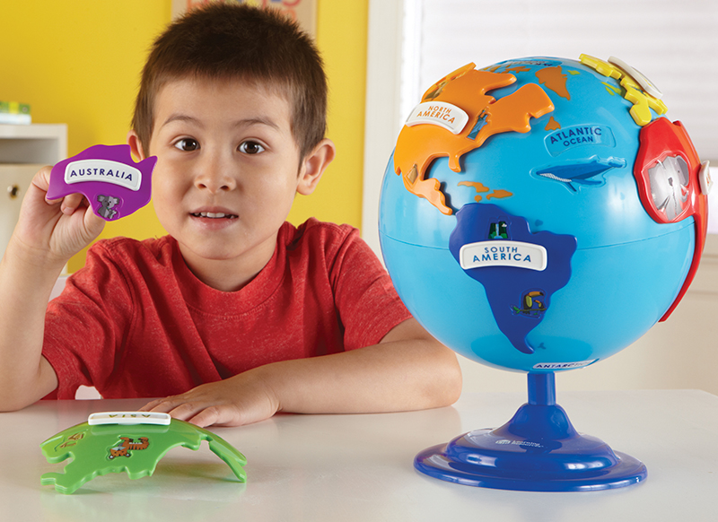 Wereldoriëntatie - Learning Resources Puzzle Globe - puzzel - mijn eerste wereldbol puzzel