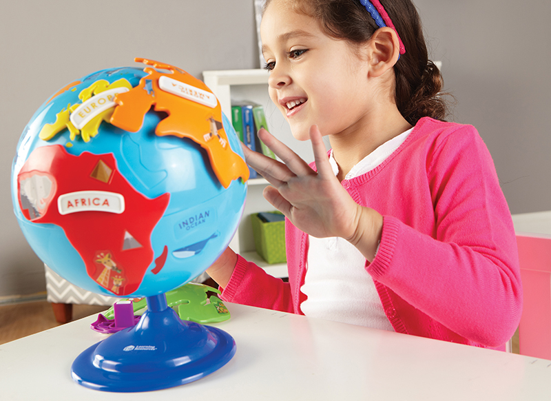 Wereldoriëntatie - Learning Resources Puzzle Globe - puzzel - mijn eerste wereldbol puzzel