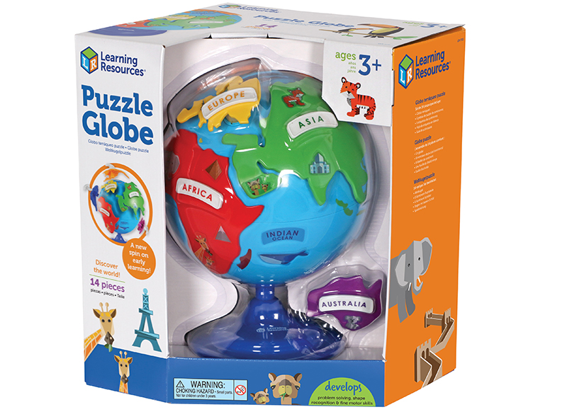 Wereldoriëntatie - Learning Resources Puzzle Globe - puzzel - mijn eerste wereldbol puzzel