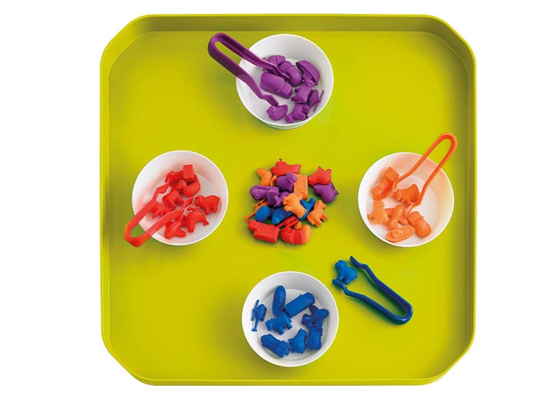 Tafel - zand- en watertafel - EDX Education Fun2 Play Tray - inlegbord voor multi tafelkuipjes NM4347 - 50 x 50 cm - onderdeel - groen - per stuk
