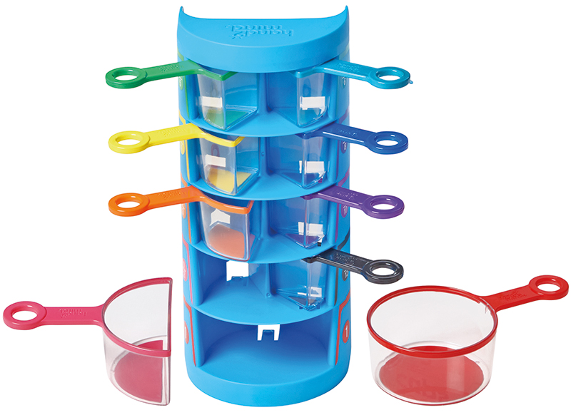 Stem - Learning Resources - regenboog meetbekers - 9-delig