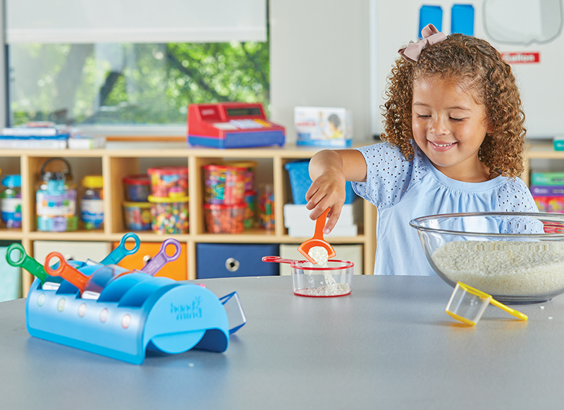 Stem - Learning Resources - regenboog meetbekers - 9-delig