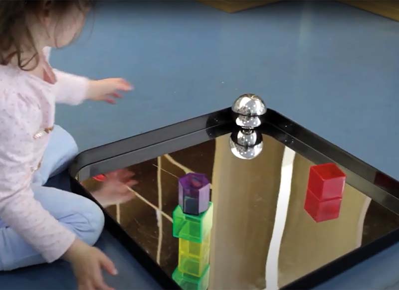 Tafel - zand- en watertafel - EDX Education - spiegel voor multi tafelkuipjes voor NH4343 - 50 x 50 cm - per stuk