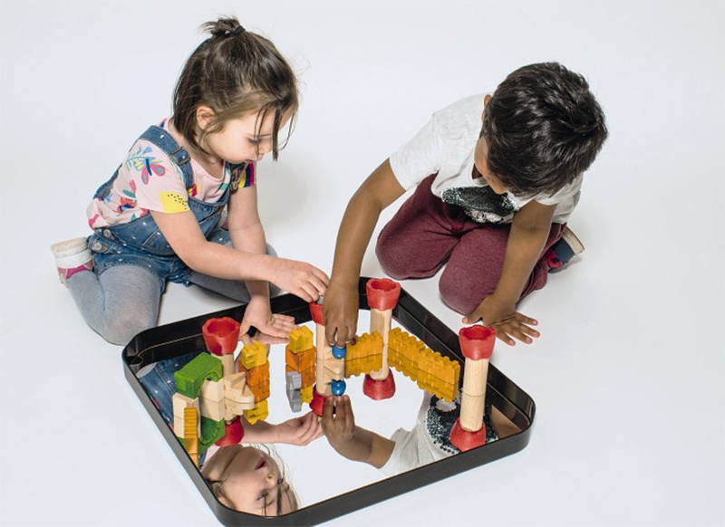 Tafel - zand- en watertafel - EDX Education - spiegel voor multi tafelkuipjes voor NH4343 - 50 x 50 cm - per stuk