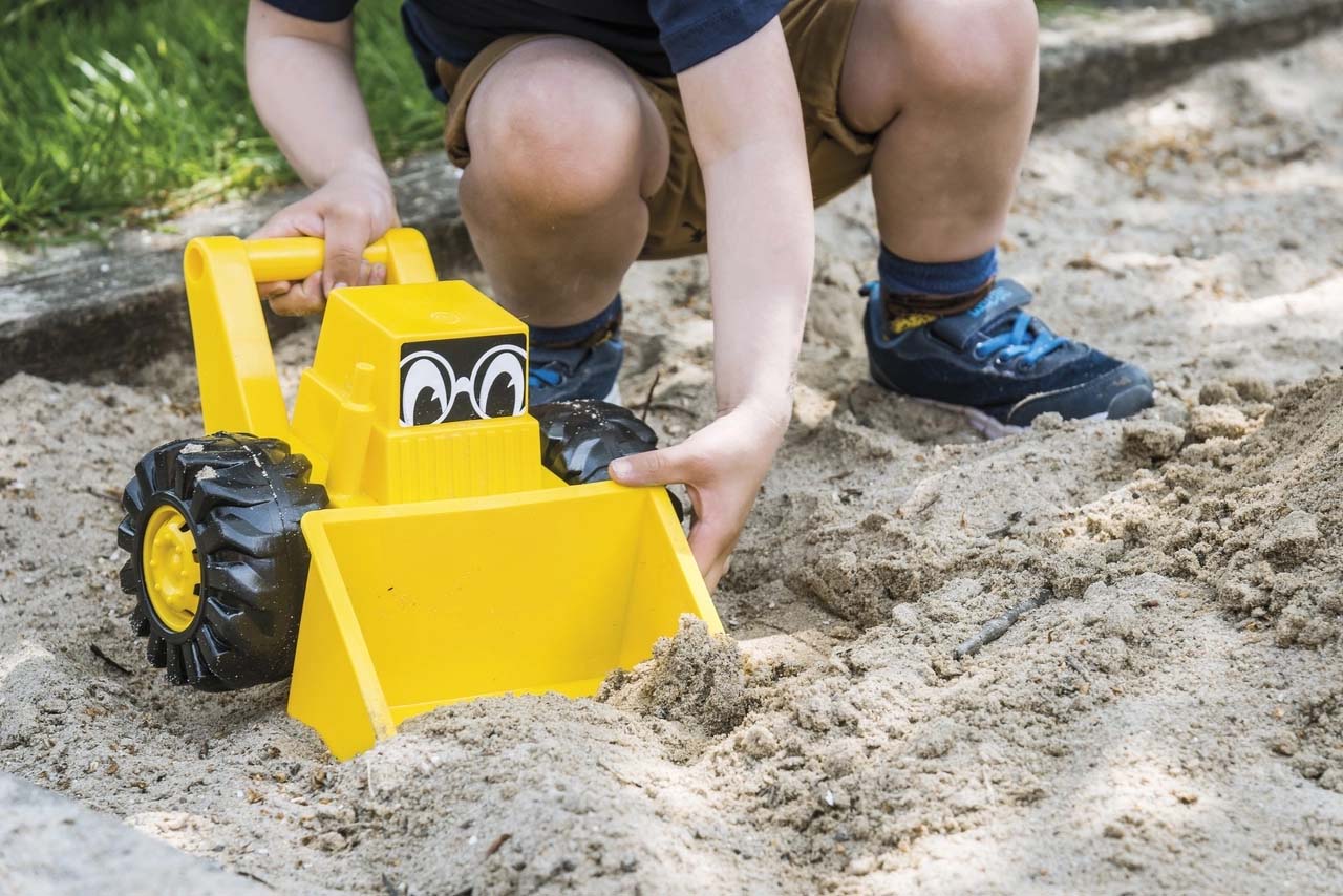 Voertuigen - Dantoy - graafmachine - zand - per stuk