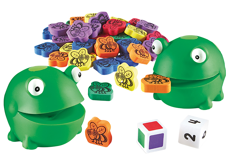 Fijne motoriek - Learning Resources Froggy Feeding Fun Fine Motor Skills Game - kikkers - per spel