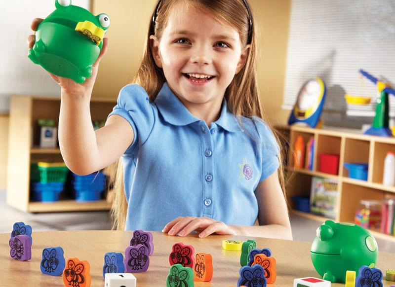 Spel - Learning Resources Froggy Feeding Fun Fine Motor Skills Game - kikkers - fijne motoriek - per spel