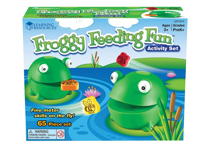 Spel - Learning Resources Froggy Feeding Fun Fine Motor Skills Game - kikkers - fijne motoriek - per spel