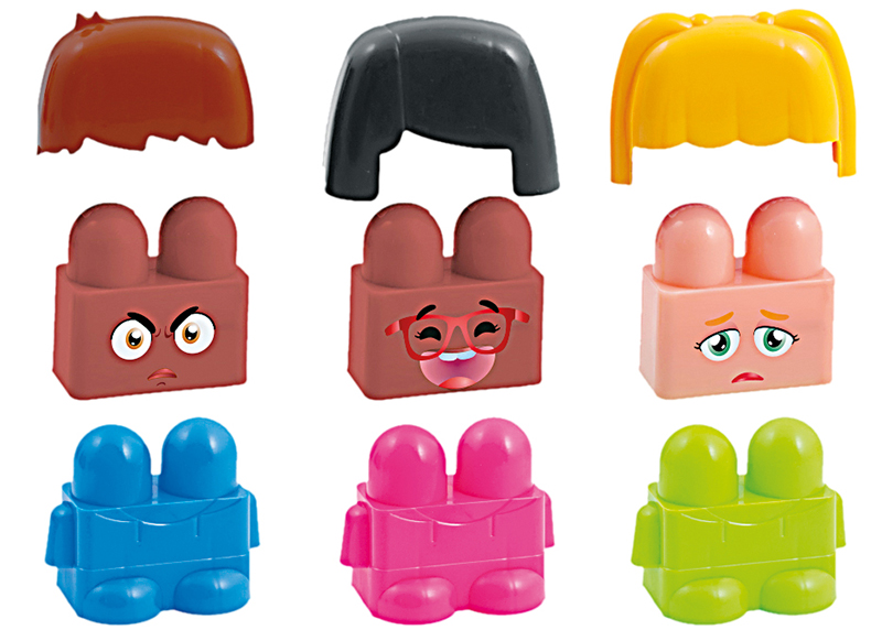Blokken - emoties - sociaal-emotioneel - set van 18 assorti