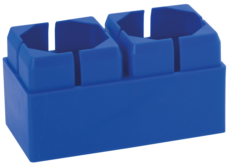 Bouwset - blokken - groot - Miniland - plastic - set van 40 assorti
