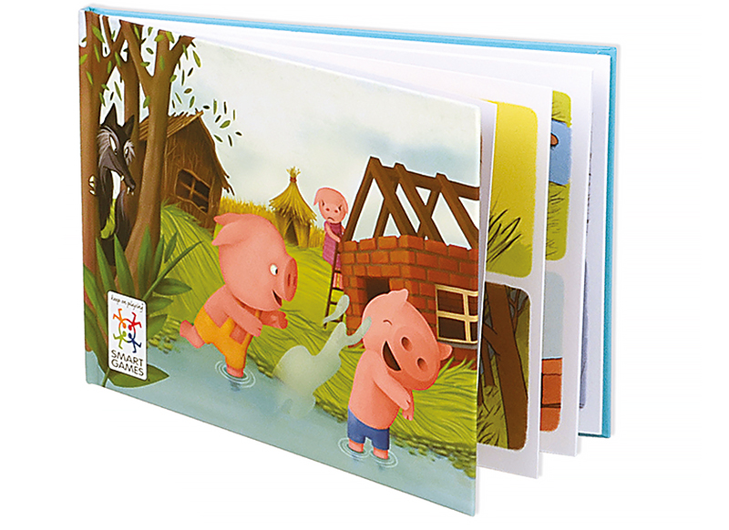 Denkspel - SmartGames Fairy Tales Drie Kleine Biggetjes Deluxe - per spel