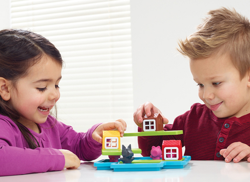 Denkspel - SmartGames Fairy Tales Drie Kleine Biggetjes Deluxe - per spel