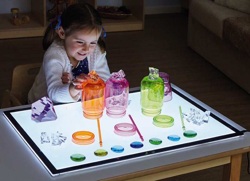 Lichtbord - rechthoekig - A2 - 66 cm breed - wit - per stuk