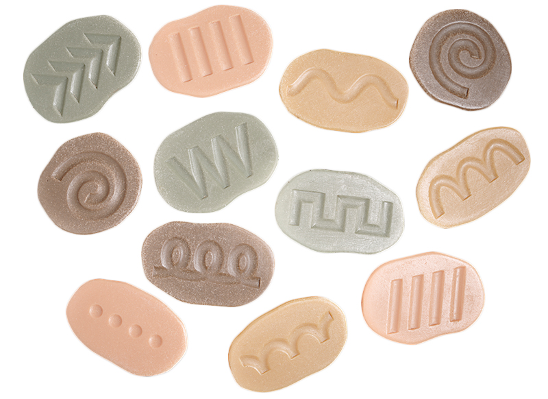 Taal - schrijfvaardigheid - Feels-Write Pre-Writing Stones - set van 12